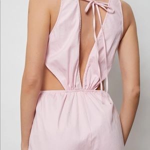 Pink One Piece Romper Jumpsuit Size M Shein